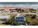Aerial view of house near beach, highlighting its proximity to the ocean at 4260 S Atlantic Ave, Port Orange, FL 32127