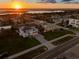 Aerial view showcasing the home's location in a residential neighborhood at 4260 S Atlantic Ave, Port Orange, FL 32127