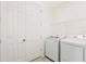 Functional laundry room featuring modern washer and dryer at 2563 Lamar Valley St, Apopka, FL 32703