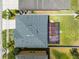 Birds eye view of home and screened in patio at 1911 Betsy Ross Ln, St Cloud, FL 34769