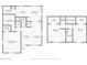 Detailed floor plan showcasing the layout of the first and second floors at 2935 Aein Rd, Orlando, FL 32817