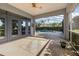 Covered patio with views overlooking the pool, perfect for outdoor lounging and entertaining at 2523 Madron Ct, Orlando, FL 32806