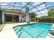 Enjoy the outdoors in this screened in pool with clear water and a covered patio at 2523 Madron Ct, Orlando, FL 32806