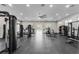 Spacious gym equipped with modern machines and rubber flooring, promoting an active lifestyle at 314 Rover Rd, Ormond Beach, FL 32174