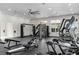 Bright gym featuring exercise equipment including weights, treadmills, and weight training machines at 314 Rover Rd, Ormond Beach, FL 32174