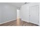 Bedroom with wood-look flooring and neutral walls at 356 Nova Dr, Davenport, FL 33837