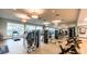 Community gym with stationary bikes, treadmills and weight machines at 11357 Satire St, Orlando, FL 32832