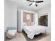 Spare bedroom features closet with storage, bright walls, and light-colored floors at 4024 W Danby Ct, Winter Springs, FL 32708