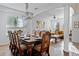 Formal dining room with wood floors and stylish furnishings at 2601 Isla Vista Ct, Kissimmee, FL 34747