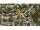 Property location shown in aerial neighborhood view at 3290 Cross Fox Dr, Mulberry, FL 33860