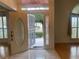 Inviting entryway with tiled floor and view of the backyard at 4733 Spaniel St, Orlando, FL 32818