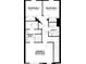 Second floor plan showing bedrooms and bathrooms at 1344 Lumpini St, Saint Cloud, FL 34771