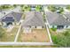 Aerial view of house and backyard with pergola at 171 Pheasant Dr, Haines City, FL 33844