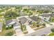 Aerial view of neighborhood homes and street at 171 Pheasant Dr, Haines City, FL 33844