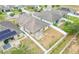 Aerial view of house and backyard with pergola at 171 Pheasant Dr, Haines City, FL 33844