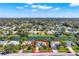 House and surrounding neighborhood aerial view at 103 Old Sunbeam Dr, South Daytona, FL 32119