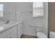 Bathroom with single vanity, toilet and bathtub at 434 Belmond Dr, Debary, FL 32713