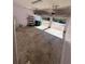 Garage interior with shelving and door opener at 10065 Lake District Ln, Orlando, FL 32832