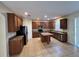 Well-equipped kitchen featuring an island and ample cabinetry at 10065 Lake District Ln, Orlando, FL 32832