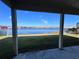 Lake view from covered patio at 10065 Lake District Ln, Orlando, FL 32832