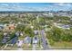 Suburban neighborhood with lush trees and modern homes near urban city skyline at 801 W Anderson St, Orlando, FL 32805