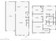 Detailed floor plan showcasing layout of the two floors of the house at 801 W Anderson St, Orlando, FL 32805