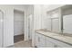 Elegant bathroom with double vanity and walk-in shower at 2149 Rosewood Dr, Bartow, FL 33830