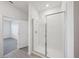 Clean bathroom with a large shower stall at 2149 Rosewood Dr, Bartow, FL 33830
