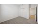 Bedroom with double door closet and carpet flooring at 2149 Rosewood Dr, Bartow, FL 33830