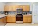 Well-equipped kitchen with stainless steel appliances, tiled backsplash, and ample cabinet space at 3529 Sanctuary Dr, St Cloud, FL 34769