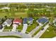 Aerial view of this property showcases the spacious layout and well-manicured landscaping at 2815 Crane Trace Cir, Orlando, FL 32837