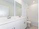Clean bathroom with double vanity and bathtub at 5166 Minneola Ln, Saint Cloud, FL 34772