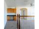 Bright loft space with built-in desk and storage, perfect for an office at 13910 Dove Wing Ct, Orlando, FL 32828
