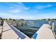 Community boat dock with multiple slips offering waterfront access at 4109 Fairview Vista Pt # 219, Orlando, FL 32804