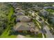 Aerial view of homes in the neighborhood featuring mature trees and manicured lawns at 1221 Glendora N Rd, Kissimmee, FL 34759