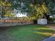 Large backyard with shed and privacy fence at 924 Beard Ave, Winter Park, FL 32789