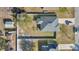 Overhead view of house and backyard at 1460 3Rd Ave, Deland, FL 32724