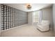 Bedroom with black and white checkered accent wall at 1601 Blue Grass Blvd, Deland, FL 32724