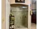 Spacious shower with glass enclosure and tile surround at 1341 Arbor Vista Loop # 213, Lake Mary, FL 32746
