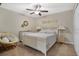 Charming bedroom with a comfortable bed and calming decor at 2219 Hawks Cove Cir, New Smyrna Beach, FL 32168