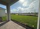 Patio view with a spacious backyard, and view of surrounding neighborhood at 5379 Park Guell St, St Cloud, FL 34771