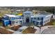 Stunning aerial view of the community center with a blue and white design at 7916 Waterfield Ave, Orlando, FL 32832