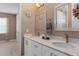 Bright bathroom with double vanity and quartz countertop at 1316 Fountain Hills Ct, Winter Park, FL 32792