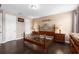 Bedroom with dark wood flooring and matching furniture set at 1316 Fountain Hills Ct, Winter Park, FL 32792