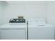 Laundry area with both washer and dryer at 519 Lakescape Ct, Orlando, FL 32828