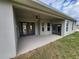 Covered outdoor patio area with a ceiling fan and view of the backyard at 0 Sabal St, Orlando, FL 32833