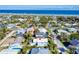 Aerial view of house near beach at 110 Surf St, New Smyrna Beach, FL 32169