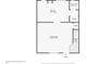 First floor layout featuring a kitchen (17'10'' x 12'0'') adjoining a living room (19'10'' x 16'11'') at 514 Rainbow Springs Loop, Groveland, FL 34736