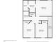 Second-floor layout with bedroom and bathroom dimensions, showing bedroom sizes and closet placements at 514 Rainbow Springs Loop, Groveland, FL 34736