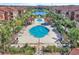 Relaxing resort-style pool with ample lounge space at 5512 Metrowest Blvd # 110, Orlando, FL 32811